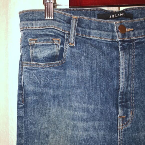 J Brand 30/30 Carolina Skinny Stretch Designer Blue Jeans - Picture 7 of 16